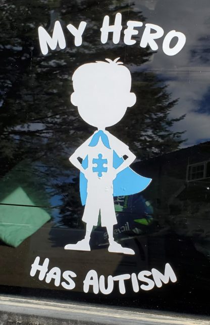 Autism Superhero - Decal