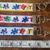 Autism Awareness Wristlet Lanyard Keychain/Keyfob - Image 6