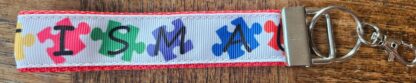 Autism Awareness Wristlet Lanyard Keychain/Keyfob - Image 8