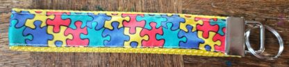 Autism Awareness Wristlet Lanyard Keychain/Keyfob - Image 14