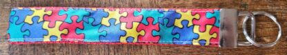 Autism Awareness Wristlet Lanyard Keychain/Keyfob - Image 13