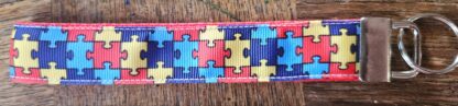 Autism Awareness Wristlet Lanyard Keychain/Keyfob - Image 16