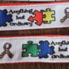 Autism Awareness Wristlet Lanyard Keychain/Keyfob - Image 3